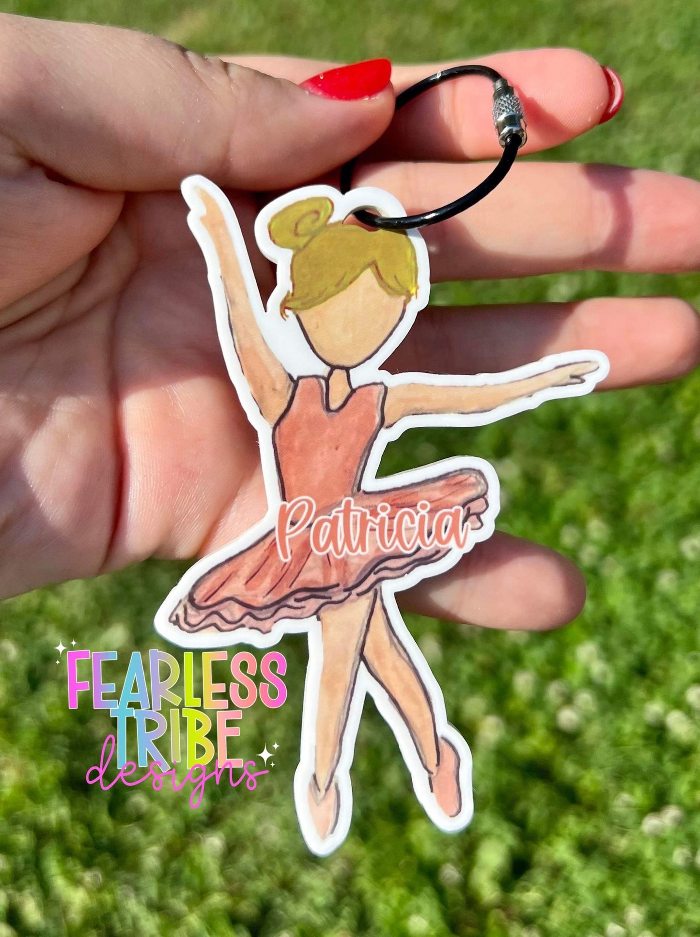 Ballerina Bag Tag
