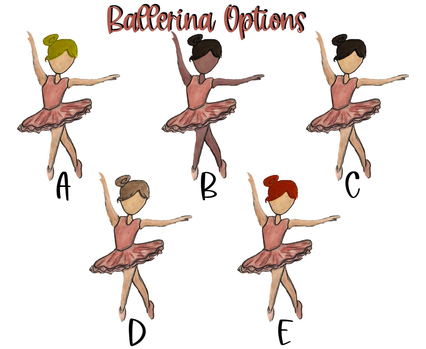 Ballerina Bag Tag