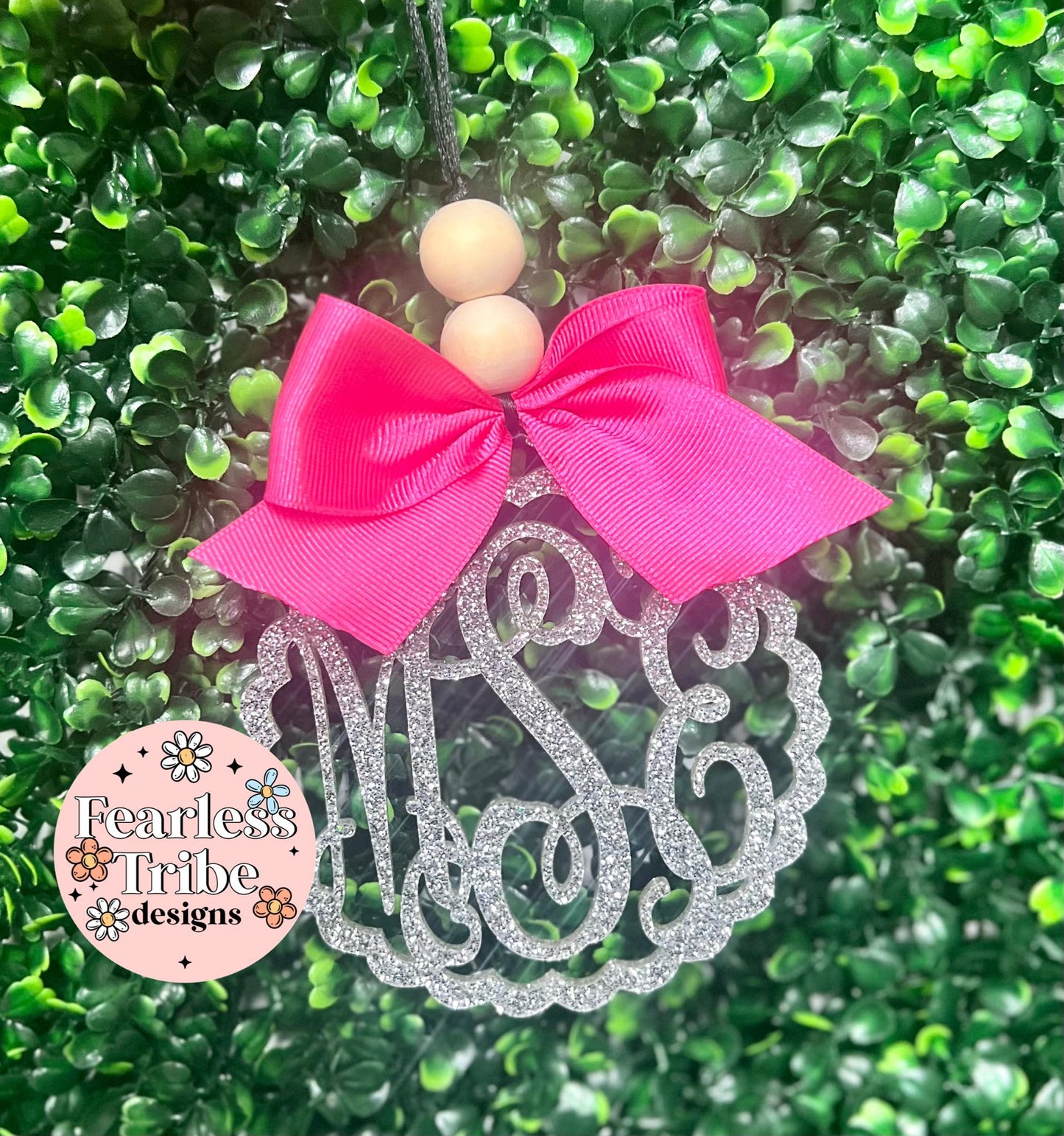 Personalized Monogram Car Charm