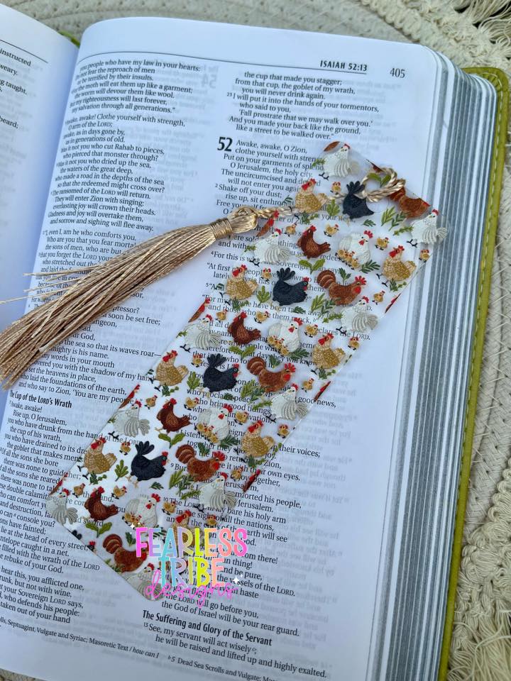 Printed Transparent Bookmarks