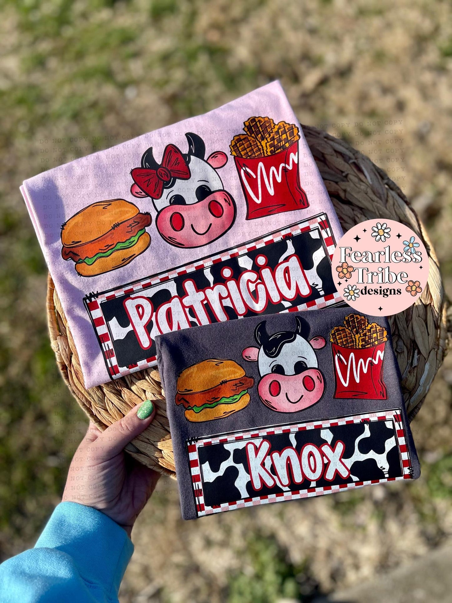 Personalized Chicken Cow Apparel