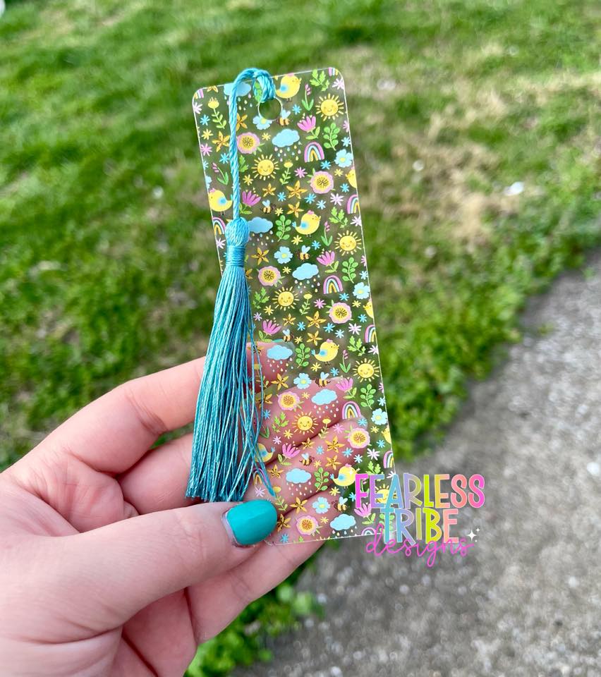 Printed Transparent Bookmarks