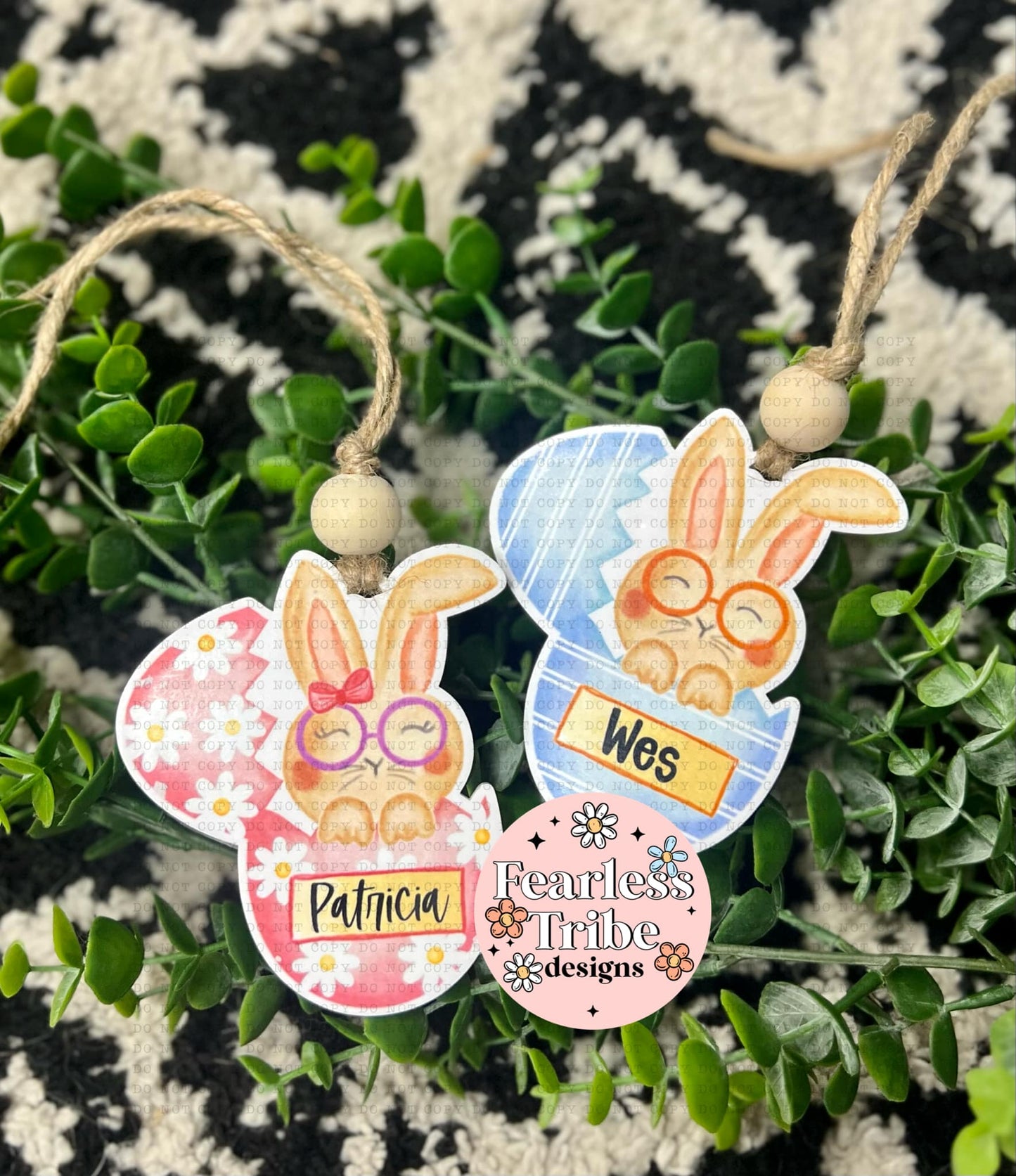 Bunny in Egg Blanks