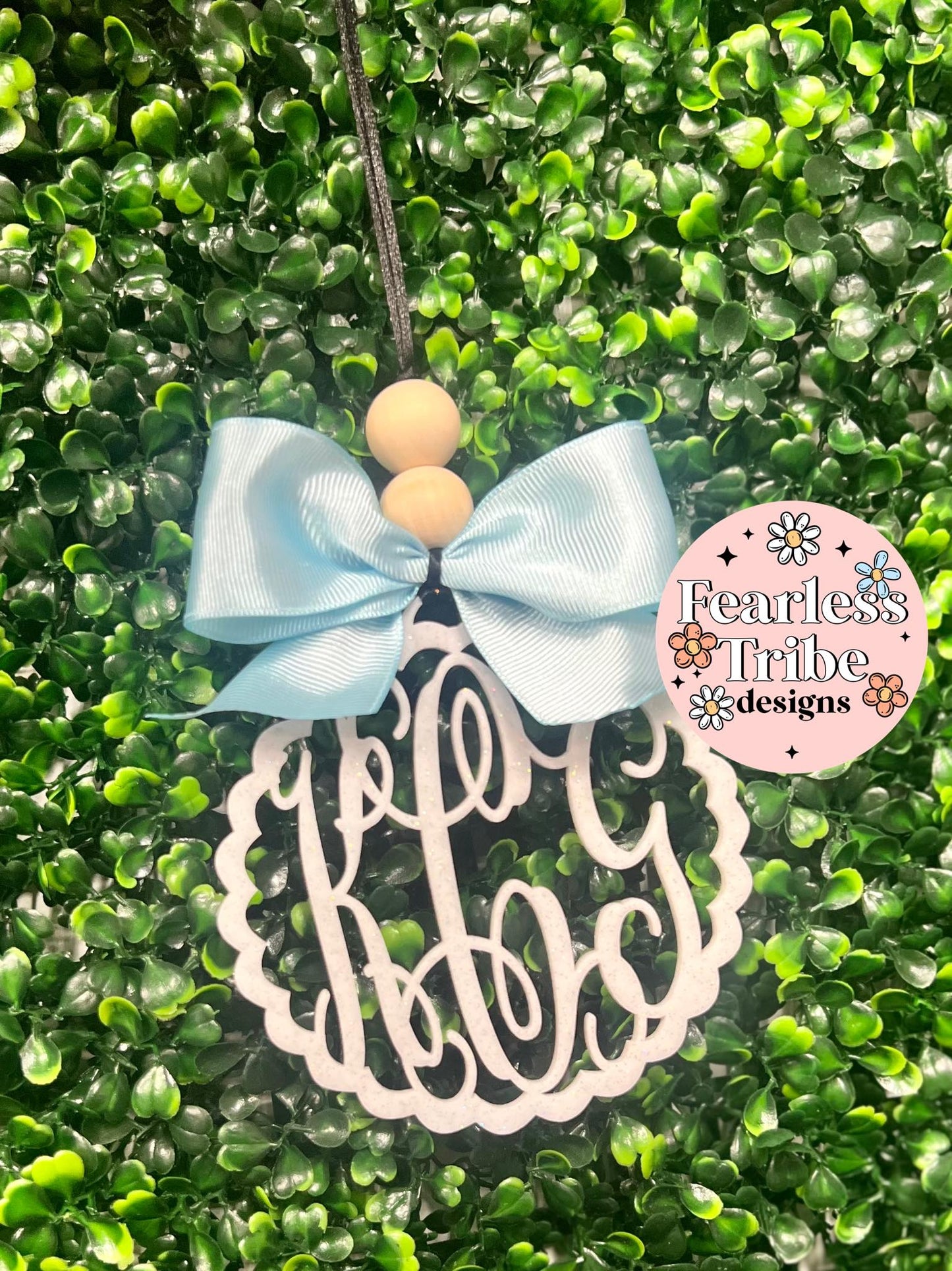 Personalized Monogram Car Charm