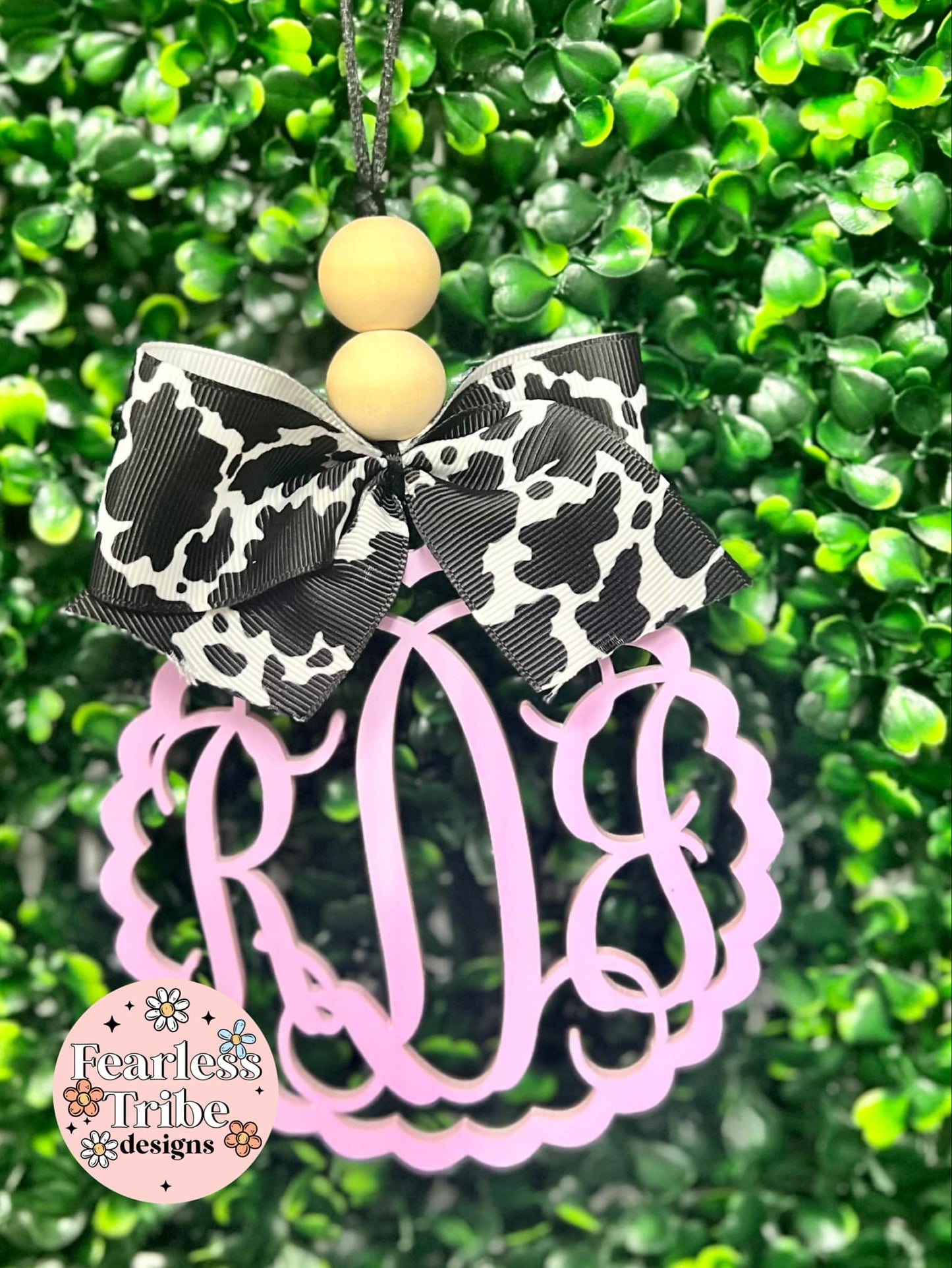 Personalized Monogram Car Charm