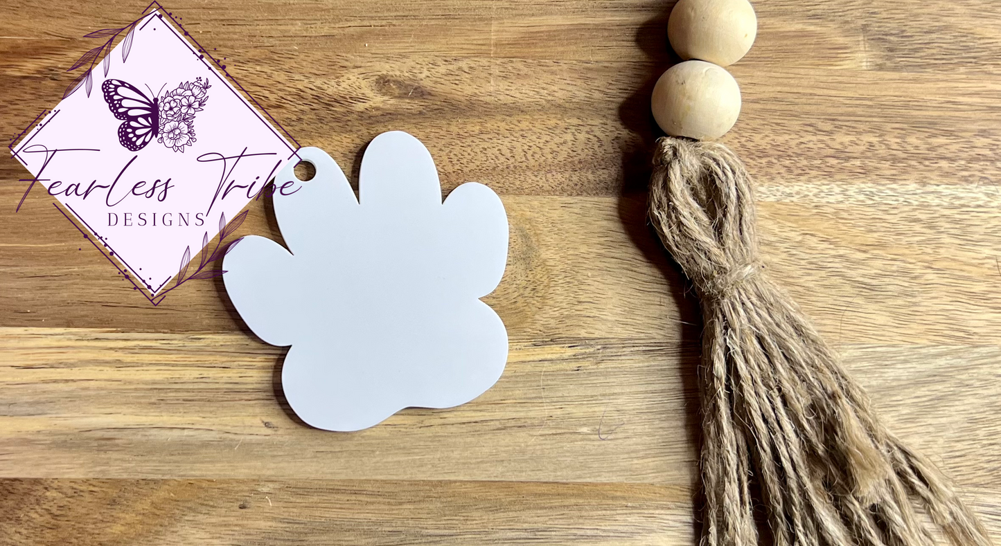 Paw Keychain Blank