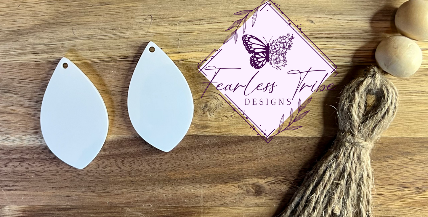 Leaf Dangle Earring Blanks