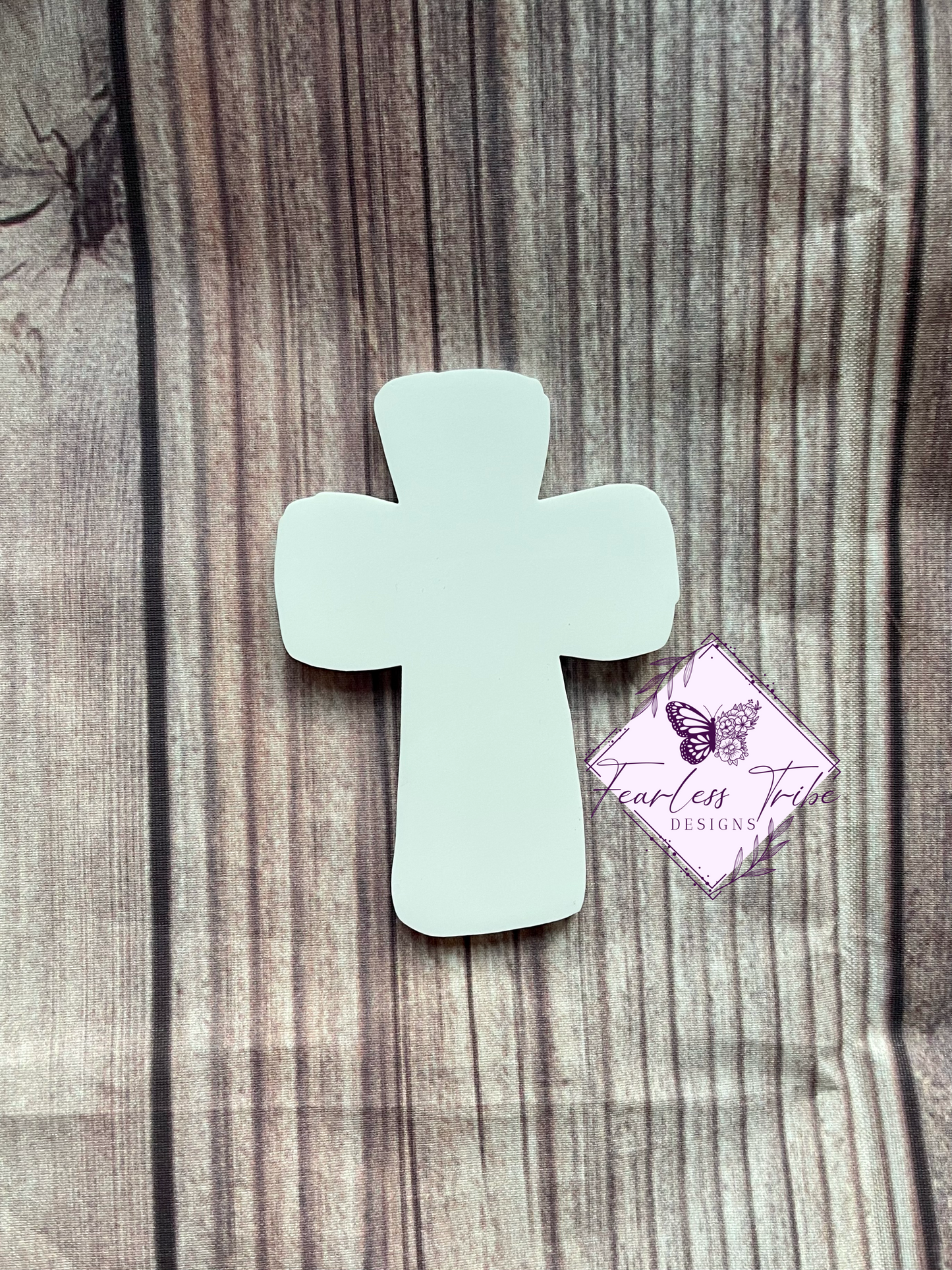 Floral Cross Blank