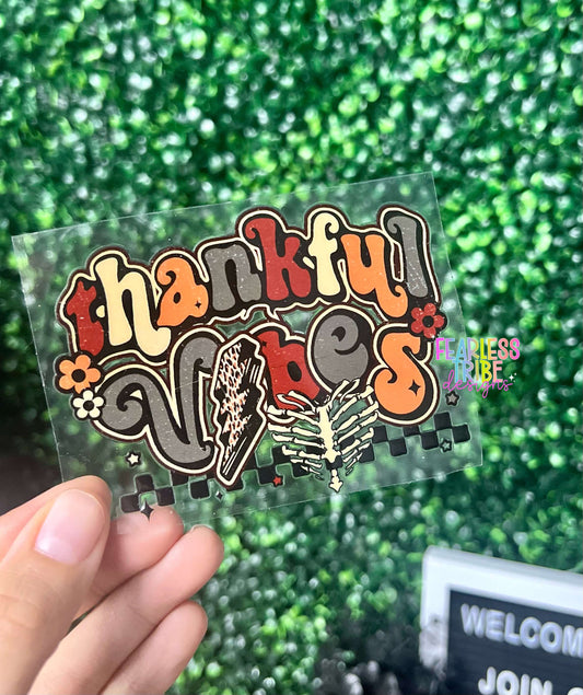 Thankful Vibes Decal