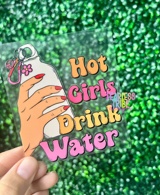 Hot Girls Drink Water Decal