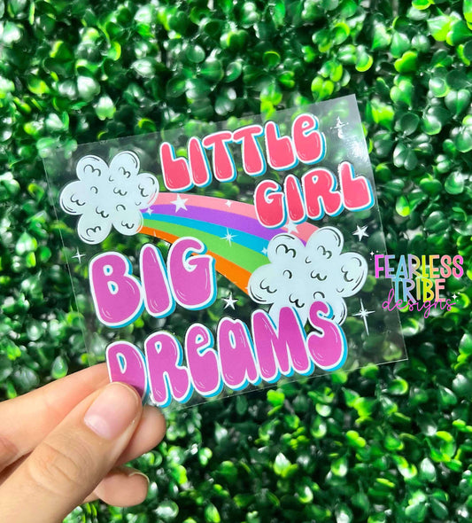 Little Girl Big Dream Decal