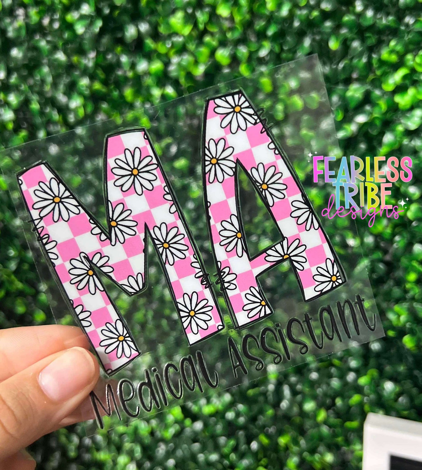 Medical Assistant Daisy Decal