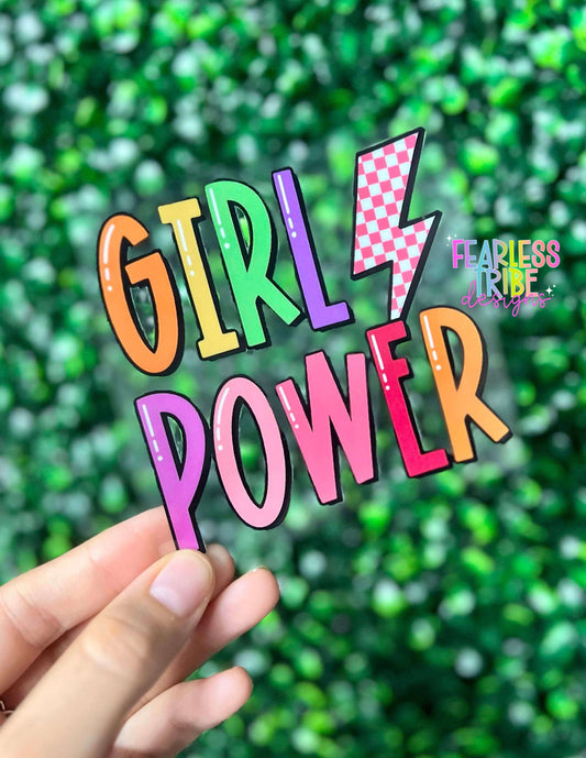 Girl Power Bolt Decal