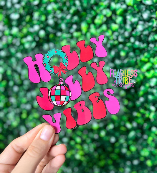 Holly Jolly Vibes Decal