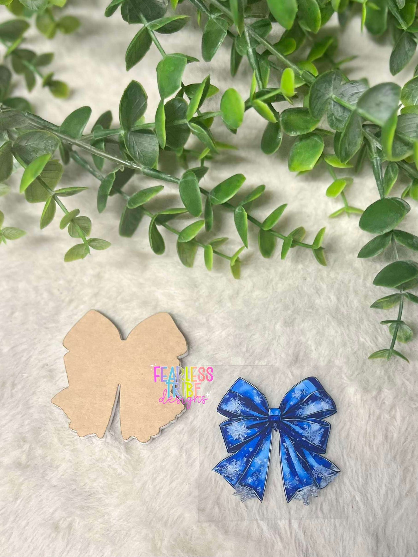 Blue Winter Bow Bundle