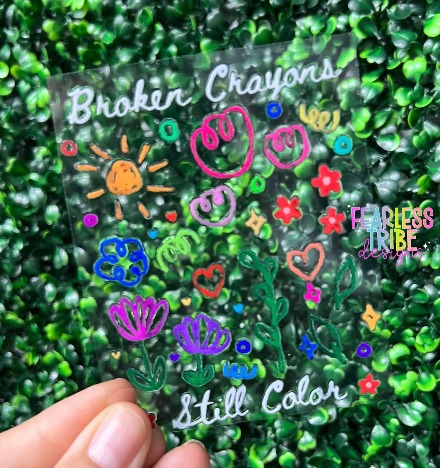 Broken Crayons Still Color Decal