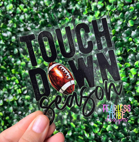 Touch Down Season Football Decal