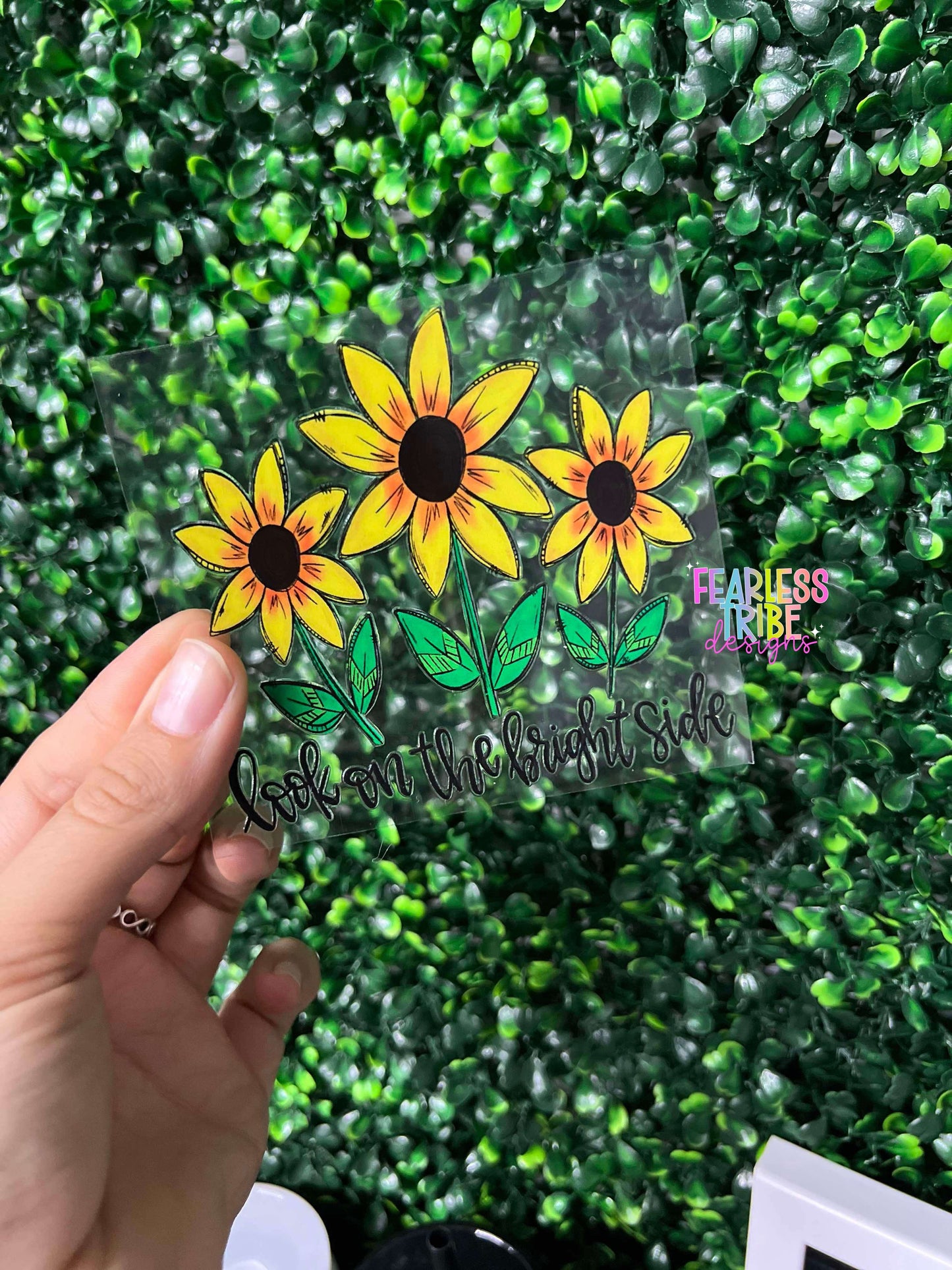 Sunflowers- Look on the Bright Side Decal