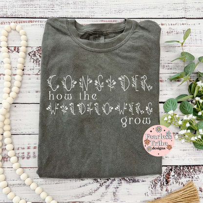 Consider how the Wildflowers grow Decal