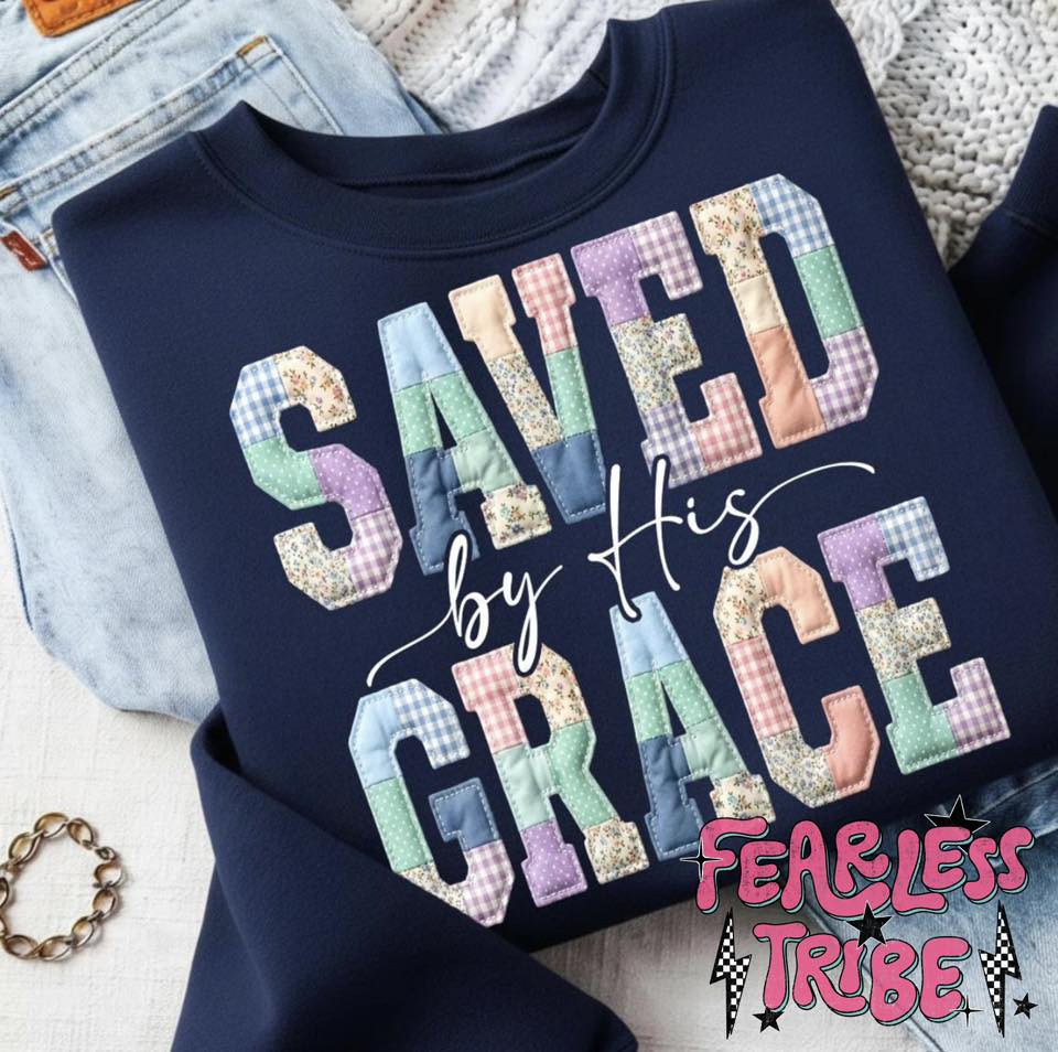 Personlized Name Tee - Qulited Patchwork