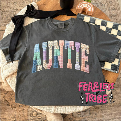 Personlized Name Tee - Qulited Patchwork