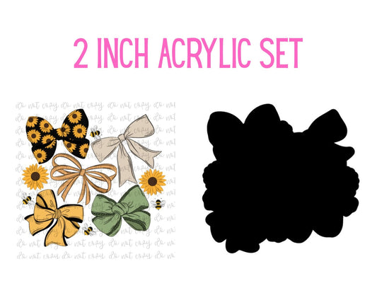 Sunflower Bows Set