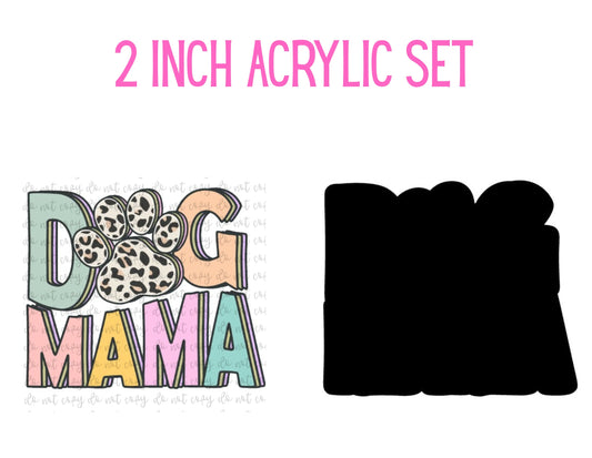 Dog Mama Leopard Paw Set