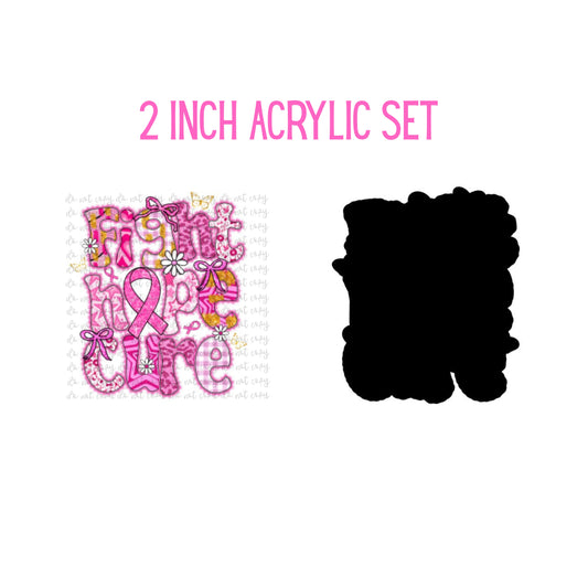 Fight Hope Cure Set