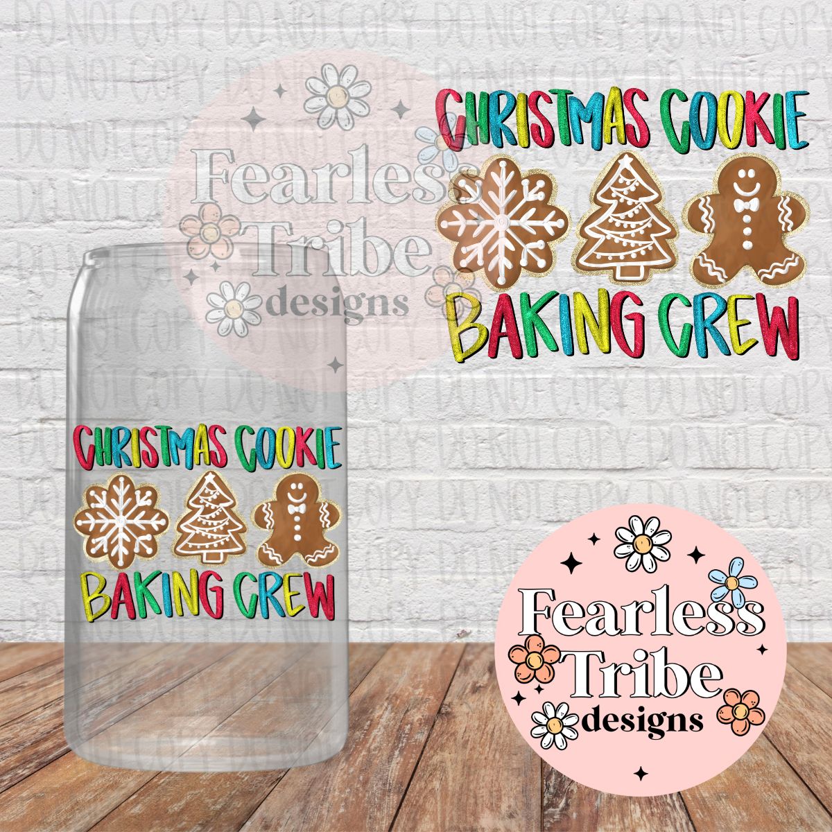 Christmas Cookie Baking Crew Decal