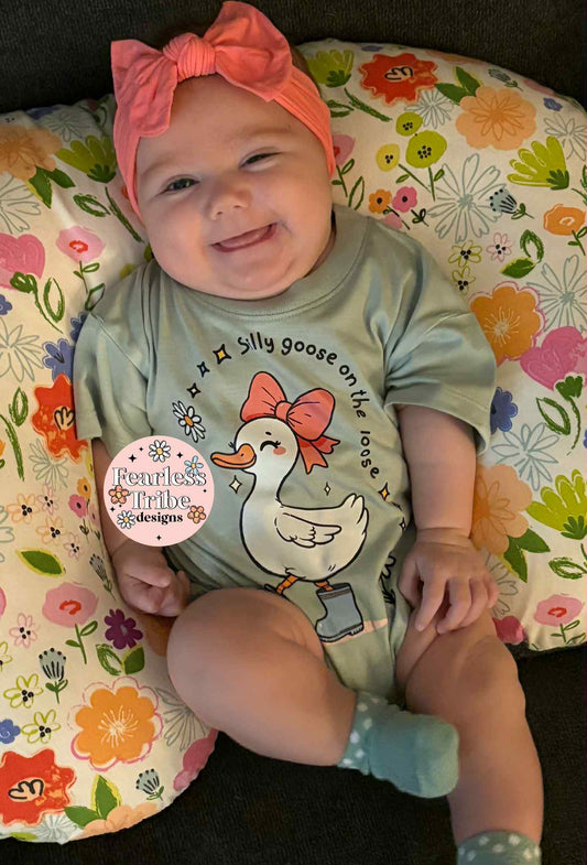 One Silly Goose Bubble Romper