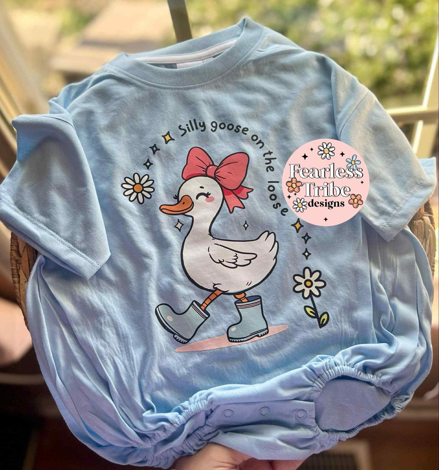 One Silly Goose Bubble Romper