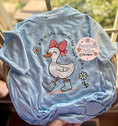 One Silly Goose Bubble Romper