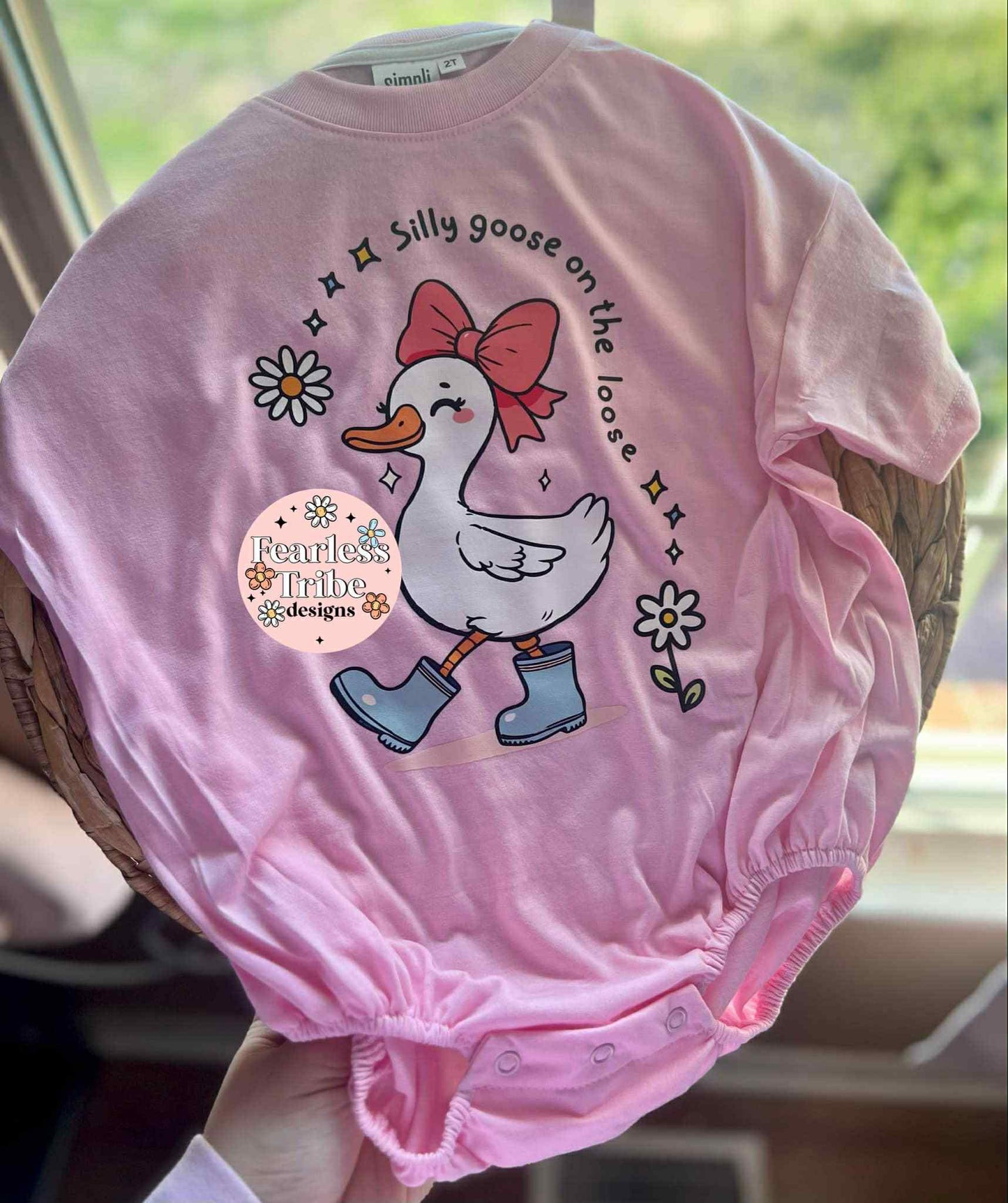 One Silly Goose Bubble Romper