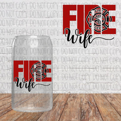 Fire Wife Decal