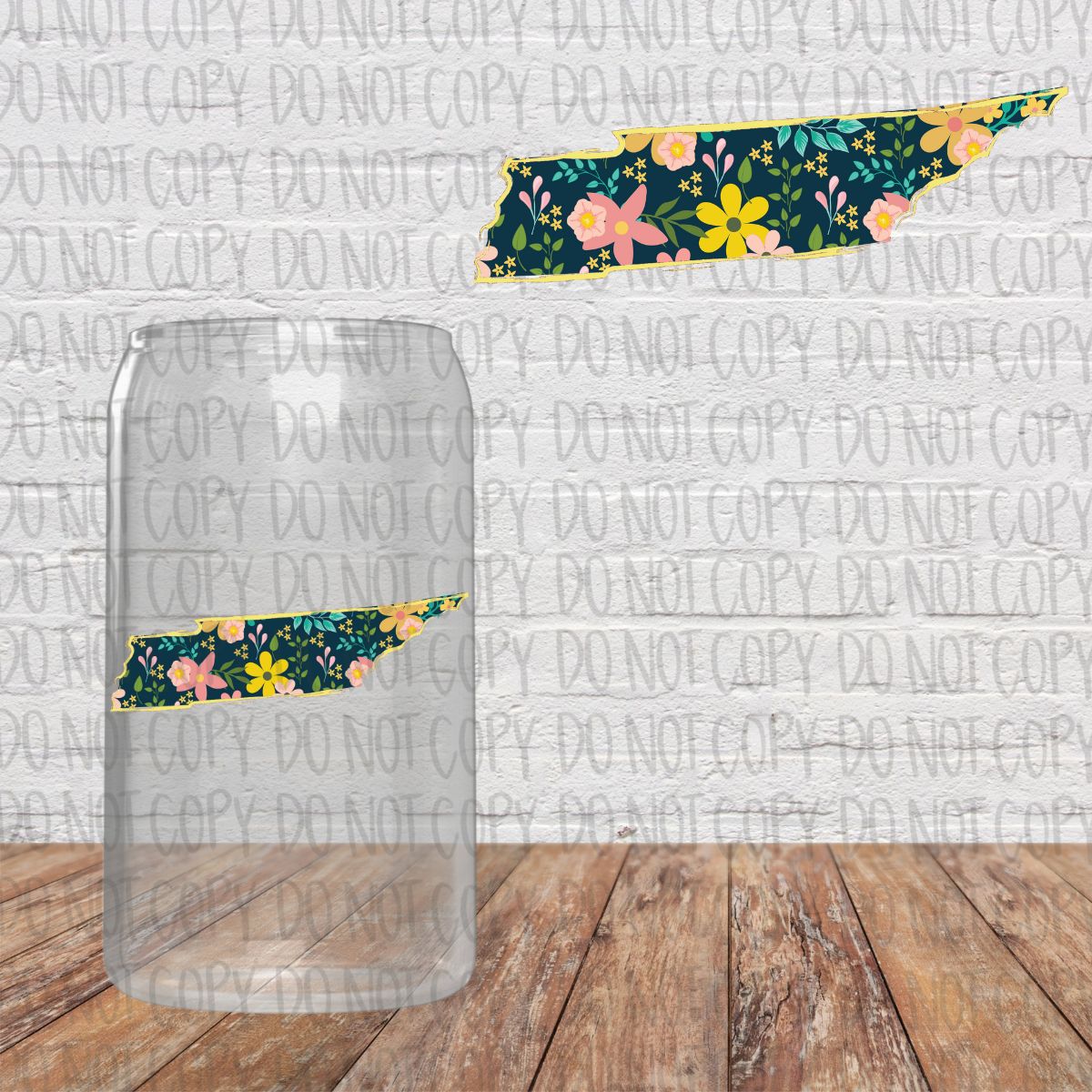 Floral State Decal