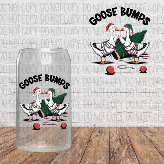 Chirstmas Goose Bumps Decal