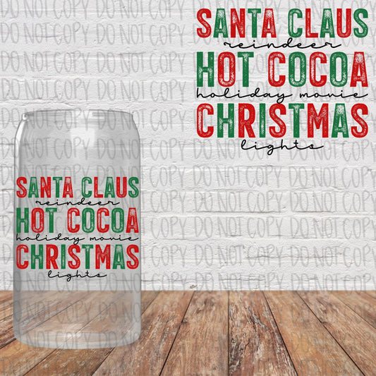 Christmas Favorites Decal