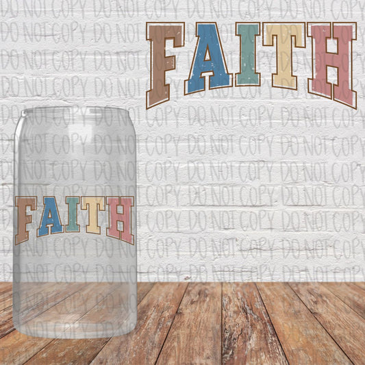 Multicolor FAITH Decal