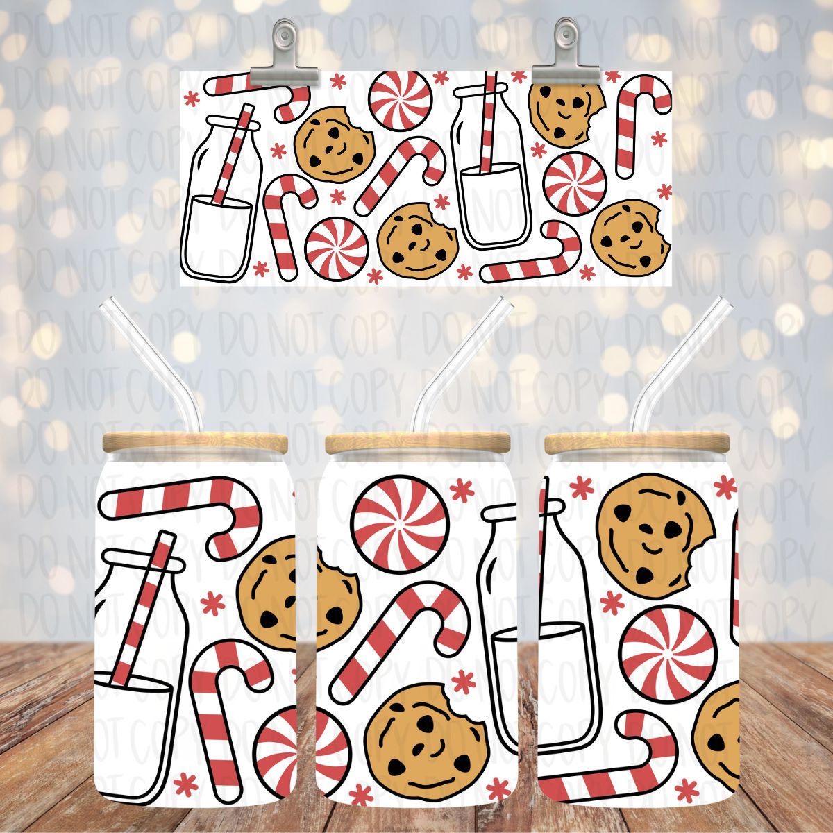 Milk and Cookies Wrap