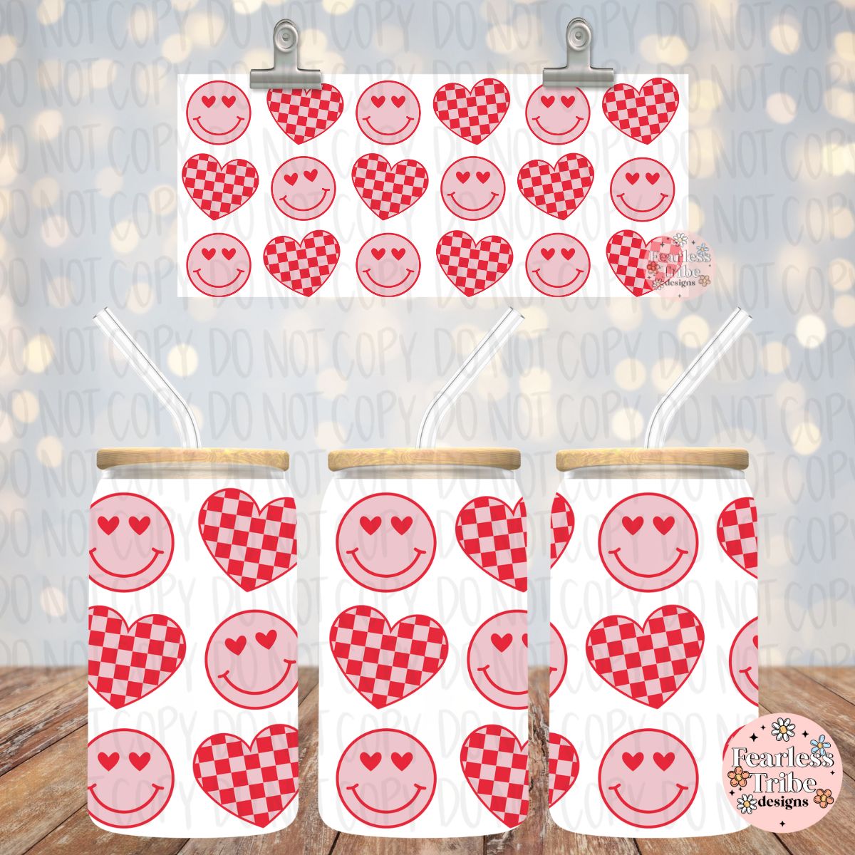 Hearts and Smiley Wrap