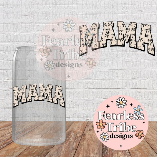 Black Bows Mama Decal