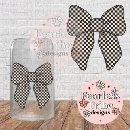 Patterned Bow Decal