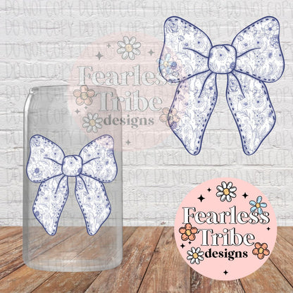 Patterned Bow Decal