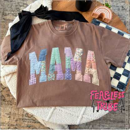 Personlized Name Tee - Qulited Patchwork