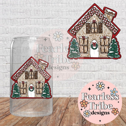 Gingerbread House Decal