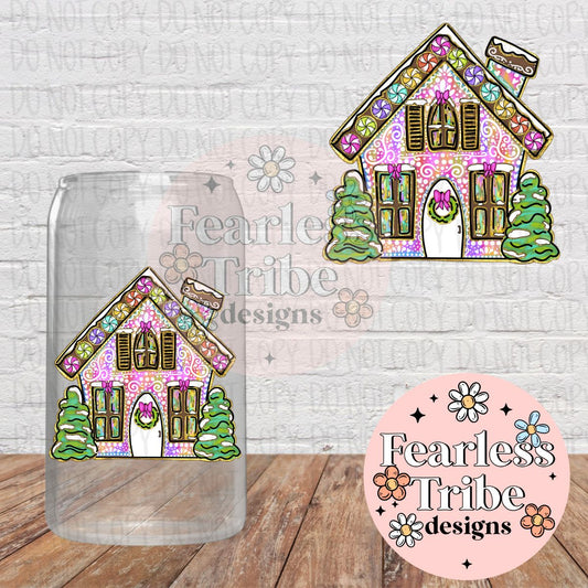 Gingerbread House Decal