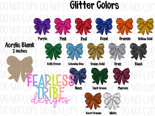 Glitter Color Bow Bundle