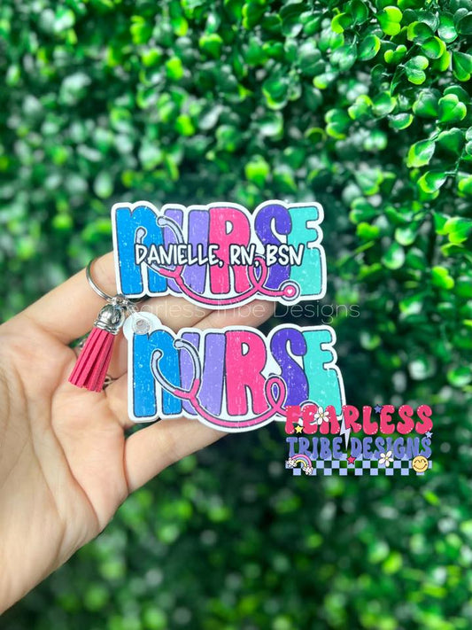 Colorful Nurse Keychain