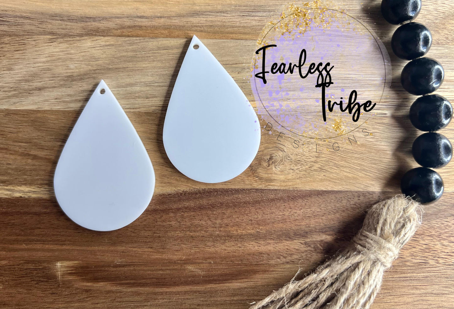 Teardrop earring blanks