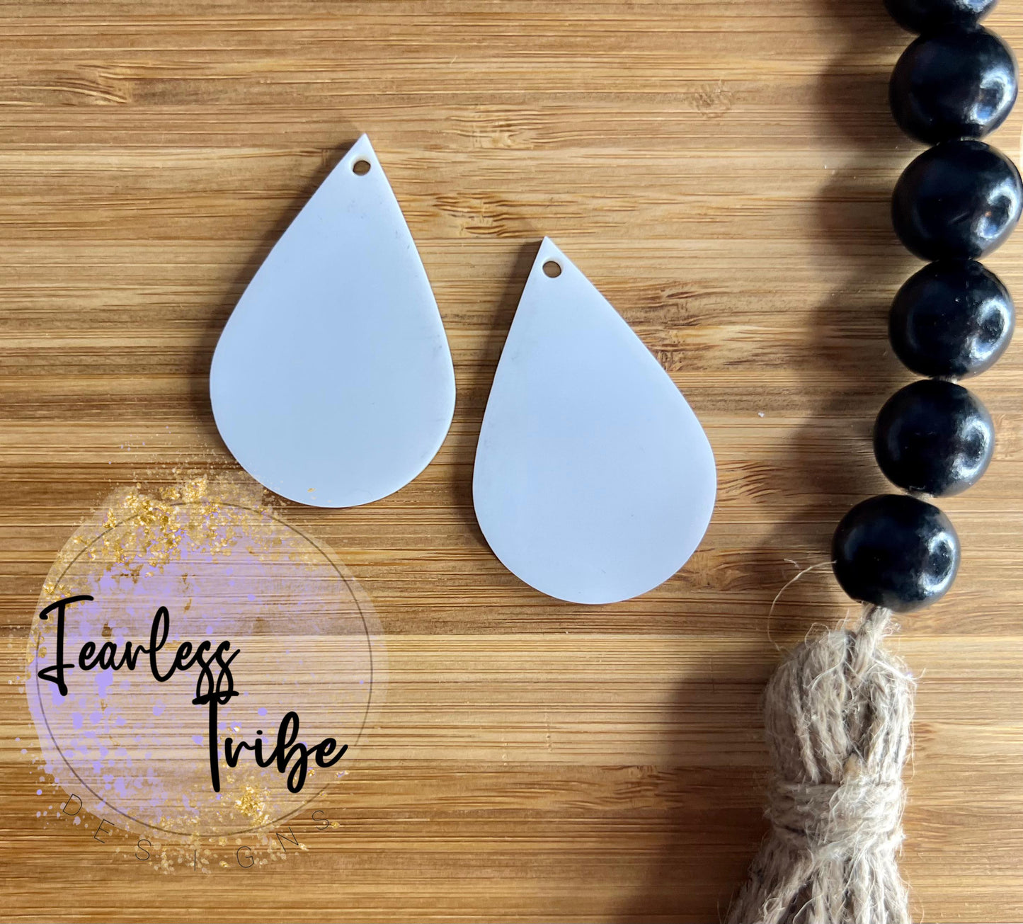 Teardrop earring blanks